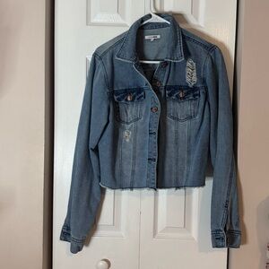 Fashion Nova Light Blue Denim Jacket